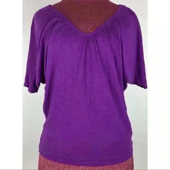 Express Top Extra Small Xs Tp Crocheted Dolman - Picture 1 of 8